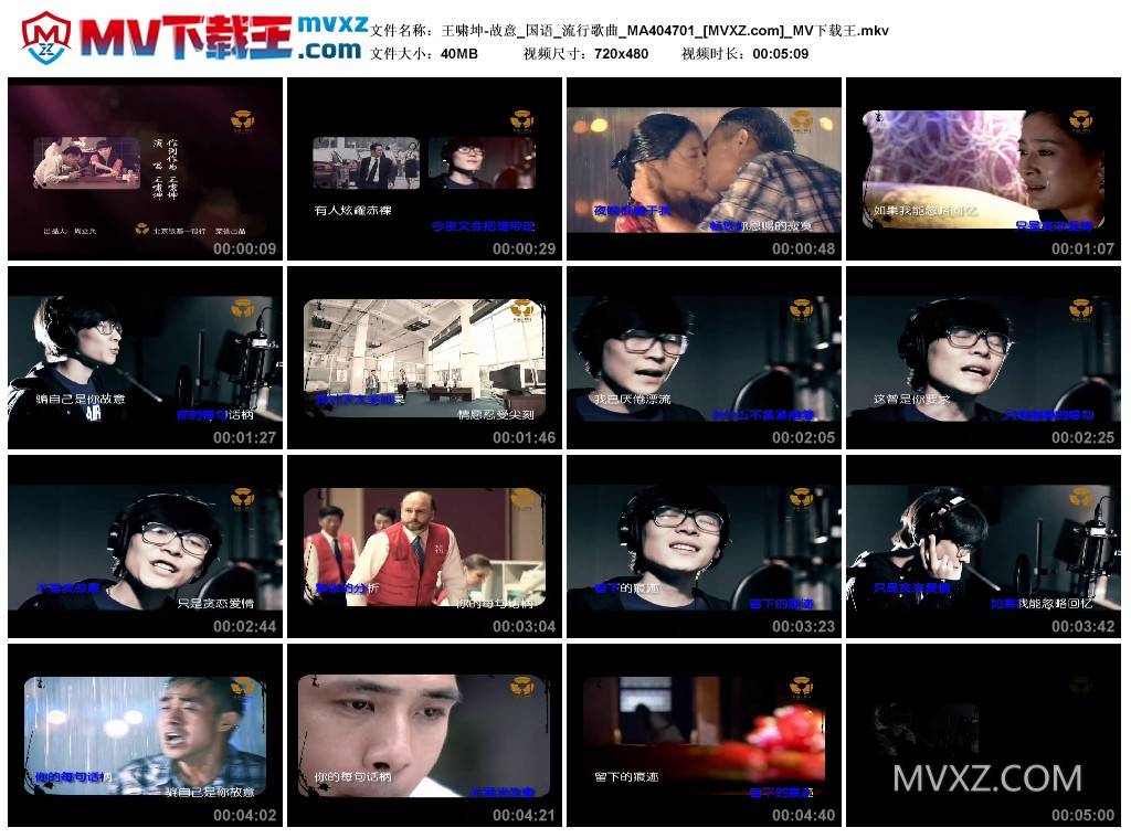 王啸坤-故意_国语_流行歌曲_MA404701